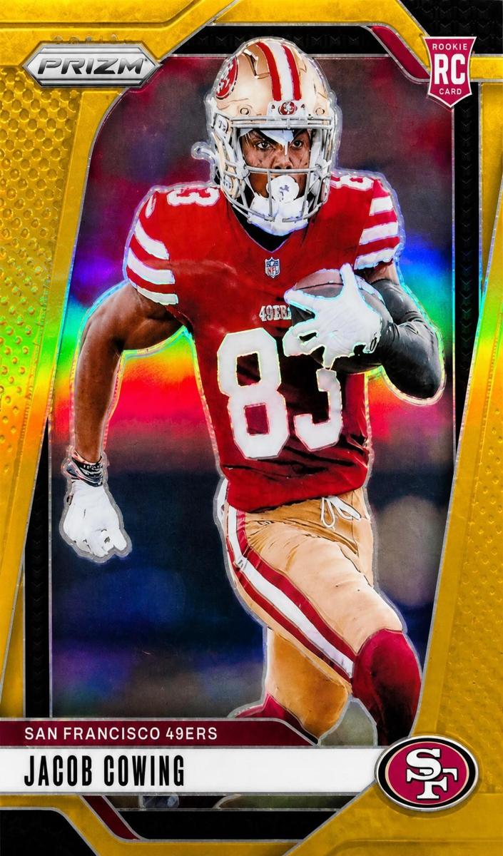 2024 Panini Prizm Football Gold Jacob Cowing #335