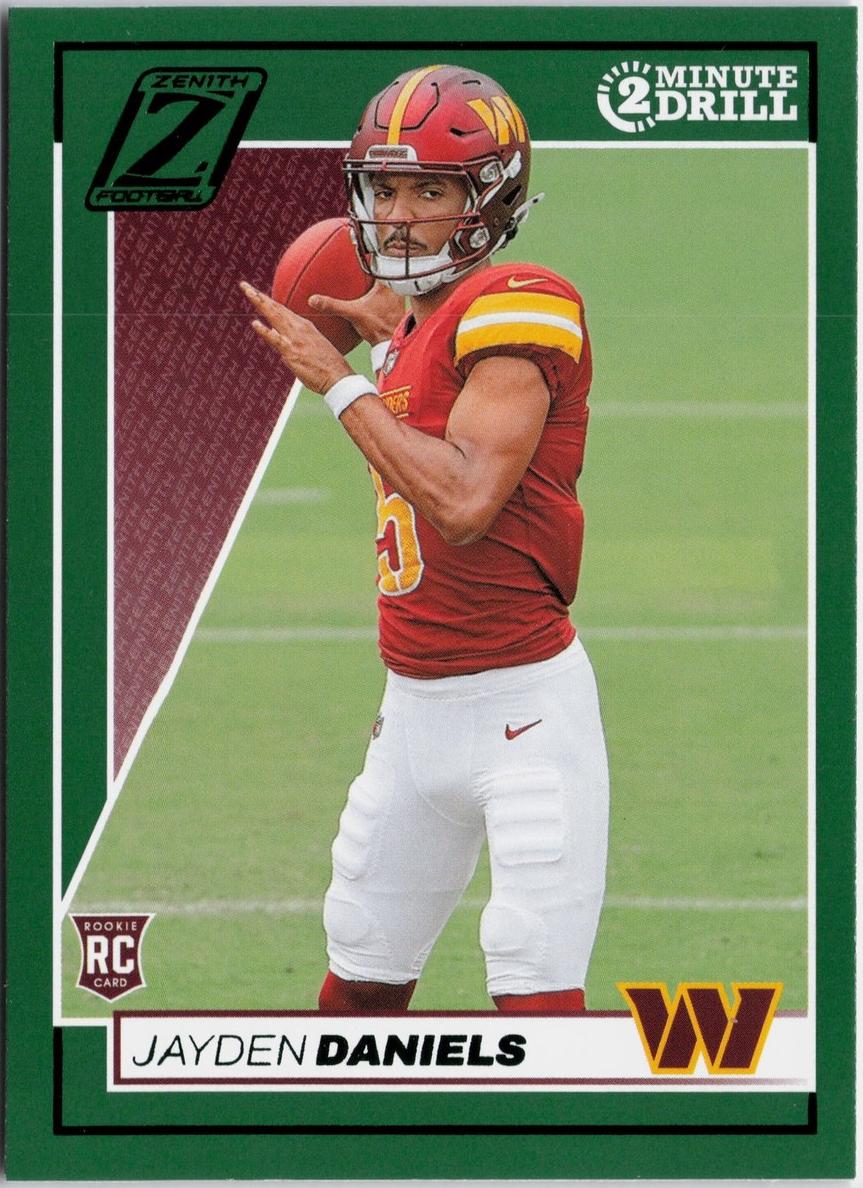 2024 Panini Zenith Football Two Minute Drill Jayden Daniels #148