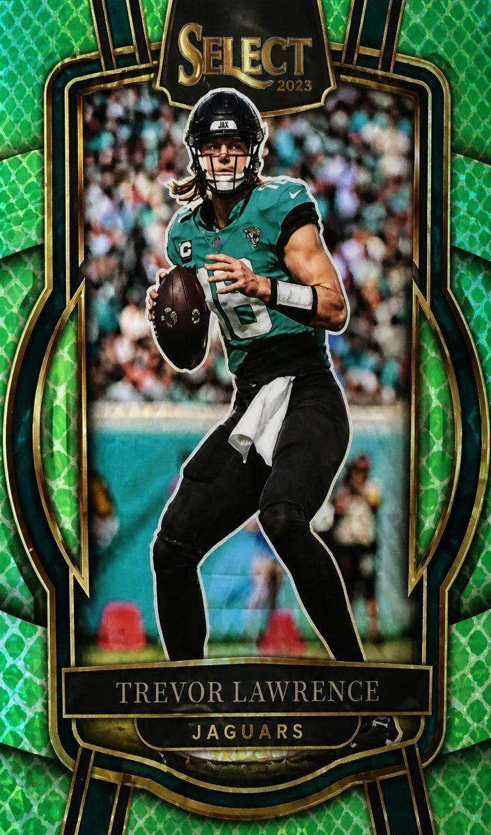 2022 Panini Select Football Dragon Scale Prizm Trevor Lawrence #254