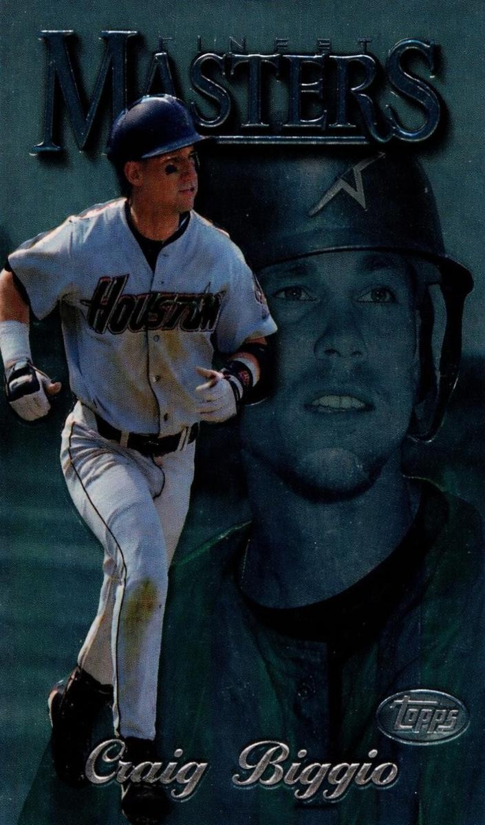 1997 Topps Finest Baseball Craig Biggio #128