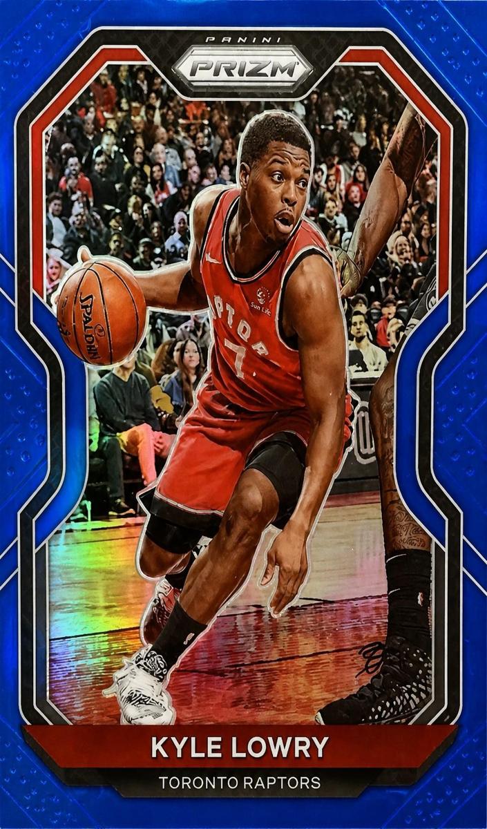 2020 Panini Prizm Basketball Prizms Blue Kyle Lowry #103