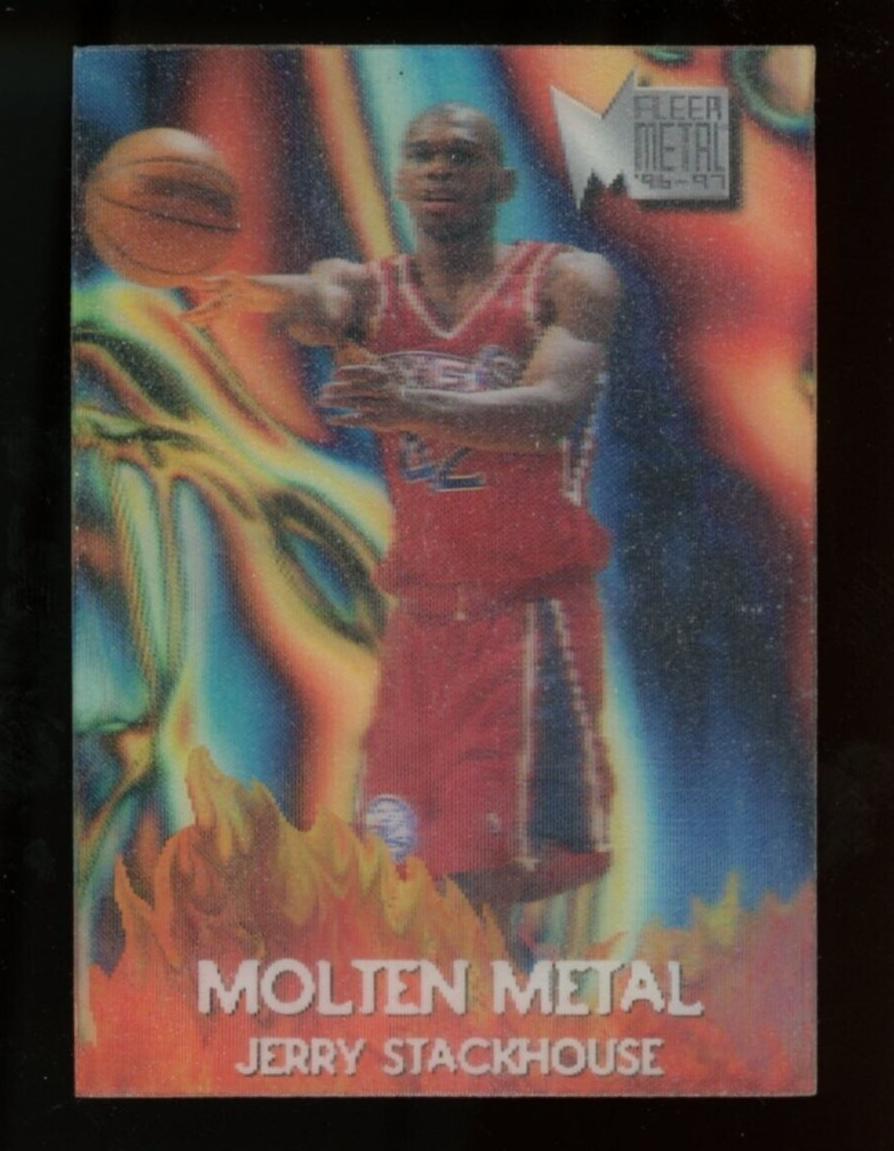 1996 Fleer Metal Basketball Jerry Stackhouse #9