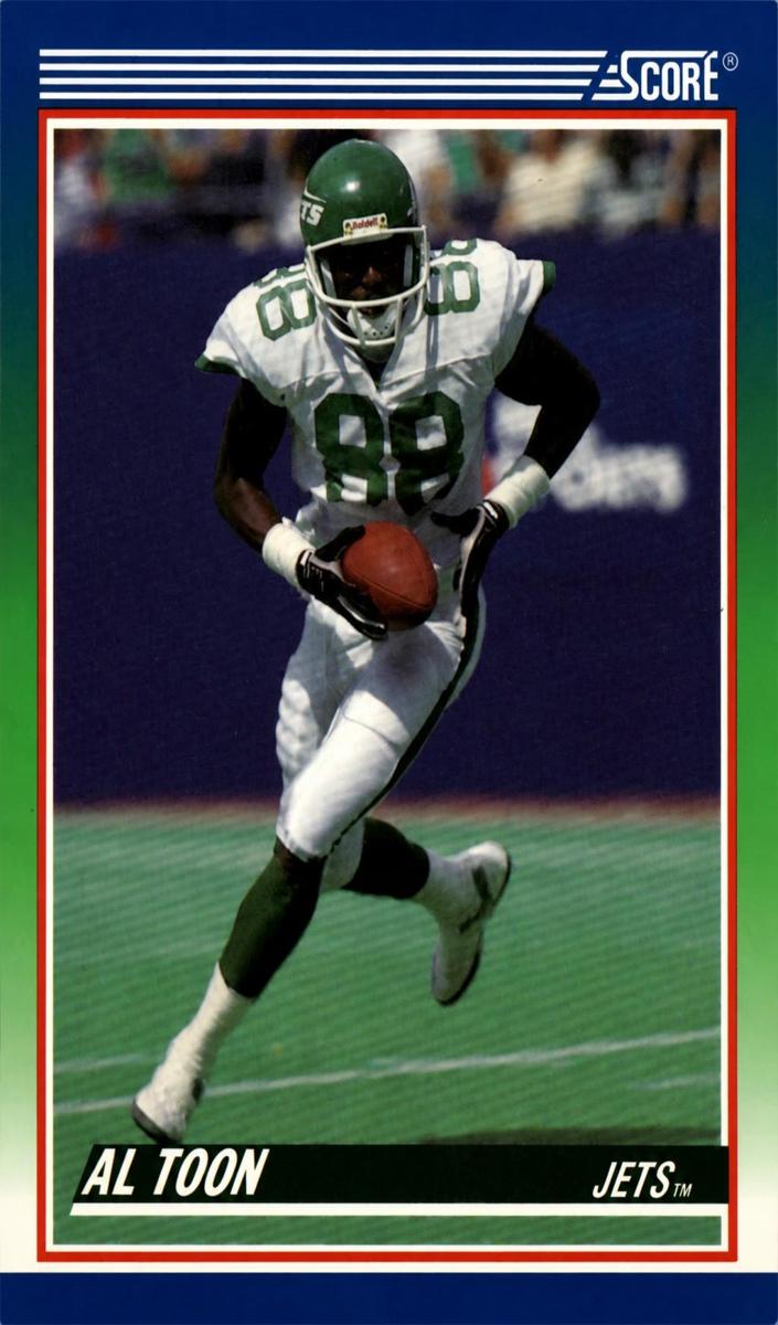 1990 Score Football Al Toon #346