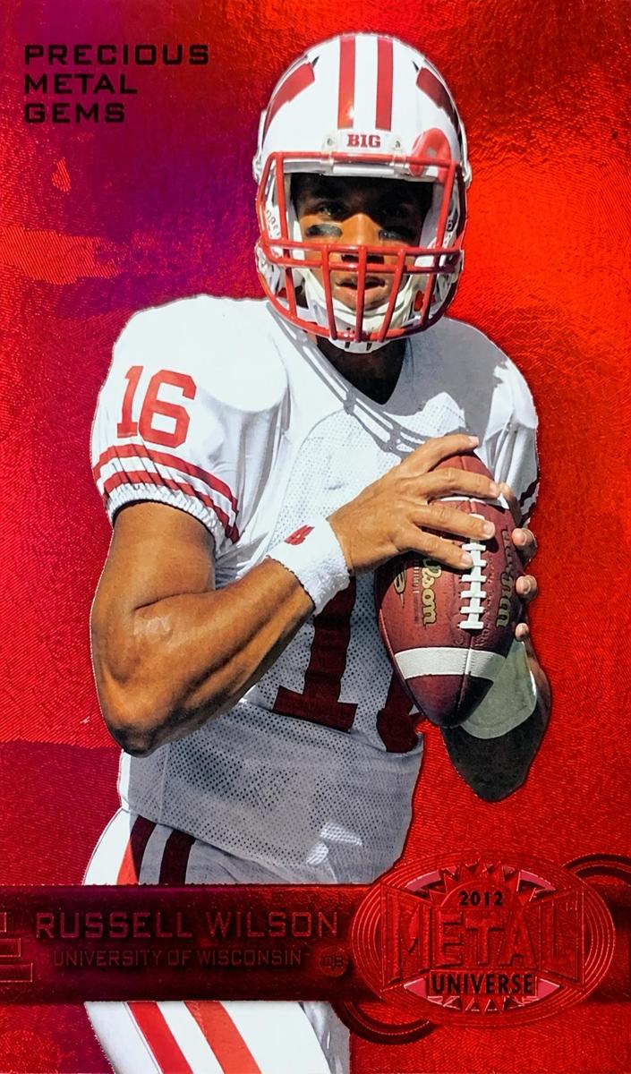 2012 Fleer Retro Football Red Russell Wilson #M-63