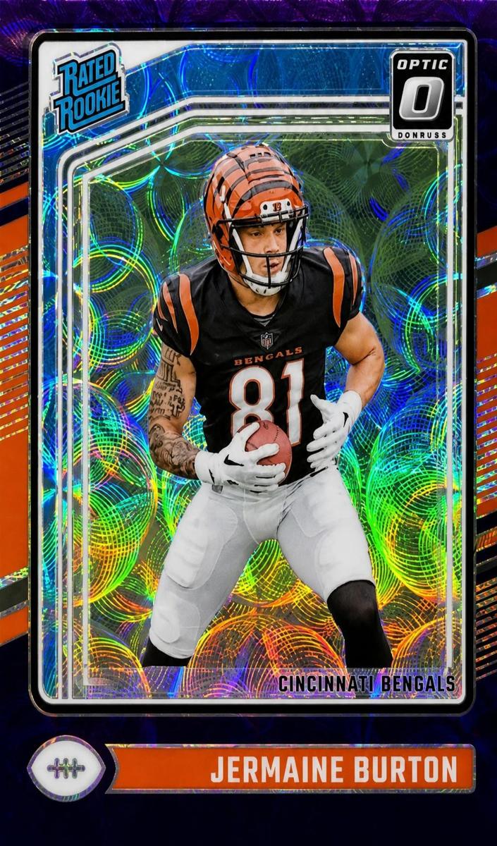2024 Donruss Optic Football Purple Scope Jermaine Burton #251