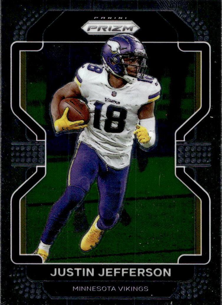 2021 Panini Prizm Football Justin Jefferson #125 PSA 9