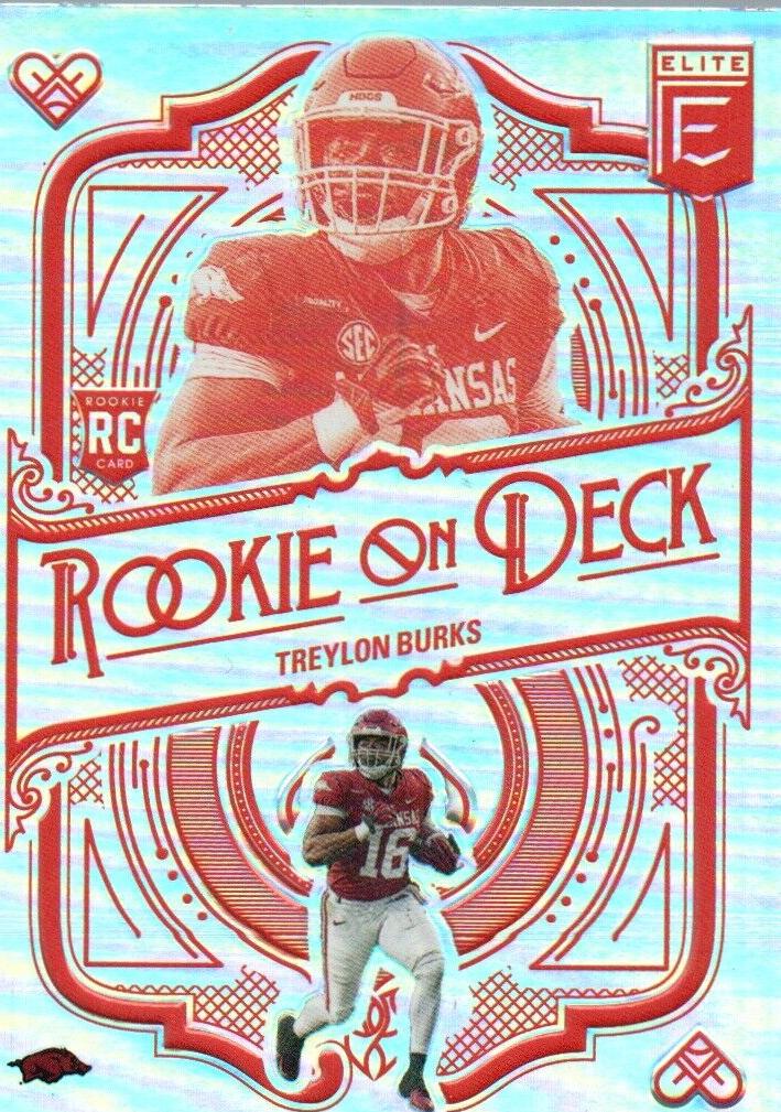 2022 Donruss Elite Football Treylon Burks #RD-10 PSA 8.5