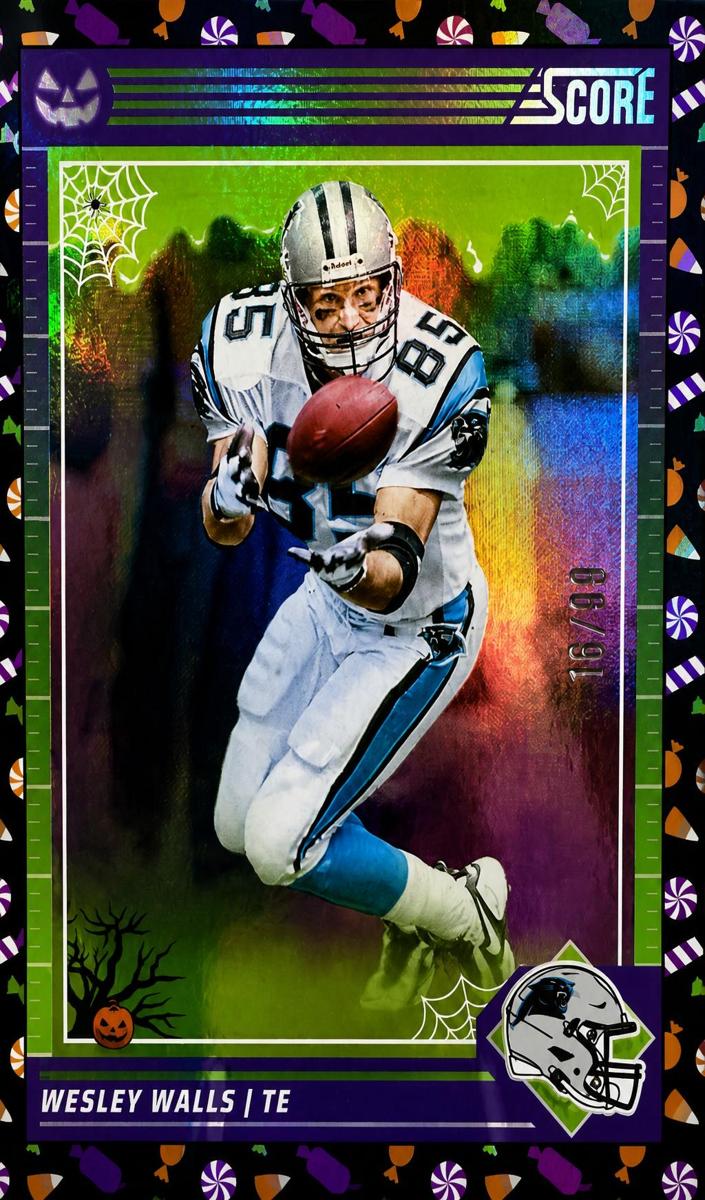 2024 Panini Score-a-Treat Football Trick or Treat Wesley Walls #45