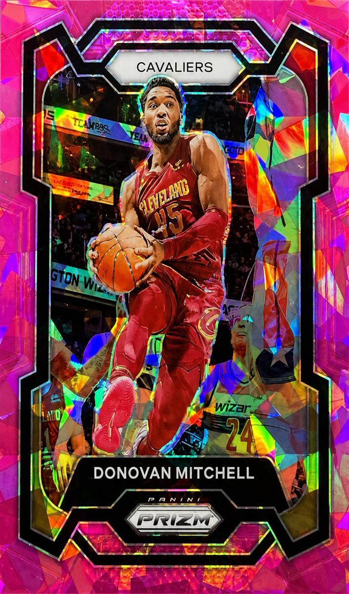 2023 Panini Prizm Basketball Pink Ice Donovan Mitchell #43