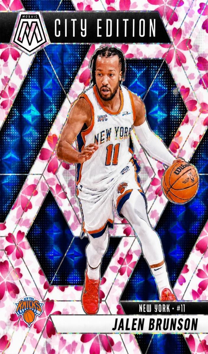 2024 Panini Mosaic Basketball Choice Cherry Blossom Jalen Brunson #284