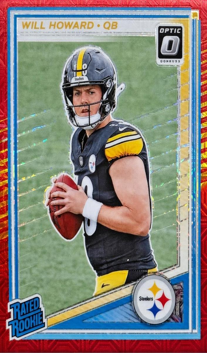 2025 Donruss Optic Football Red Mojo Will Howard #233