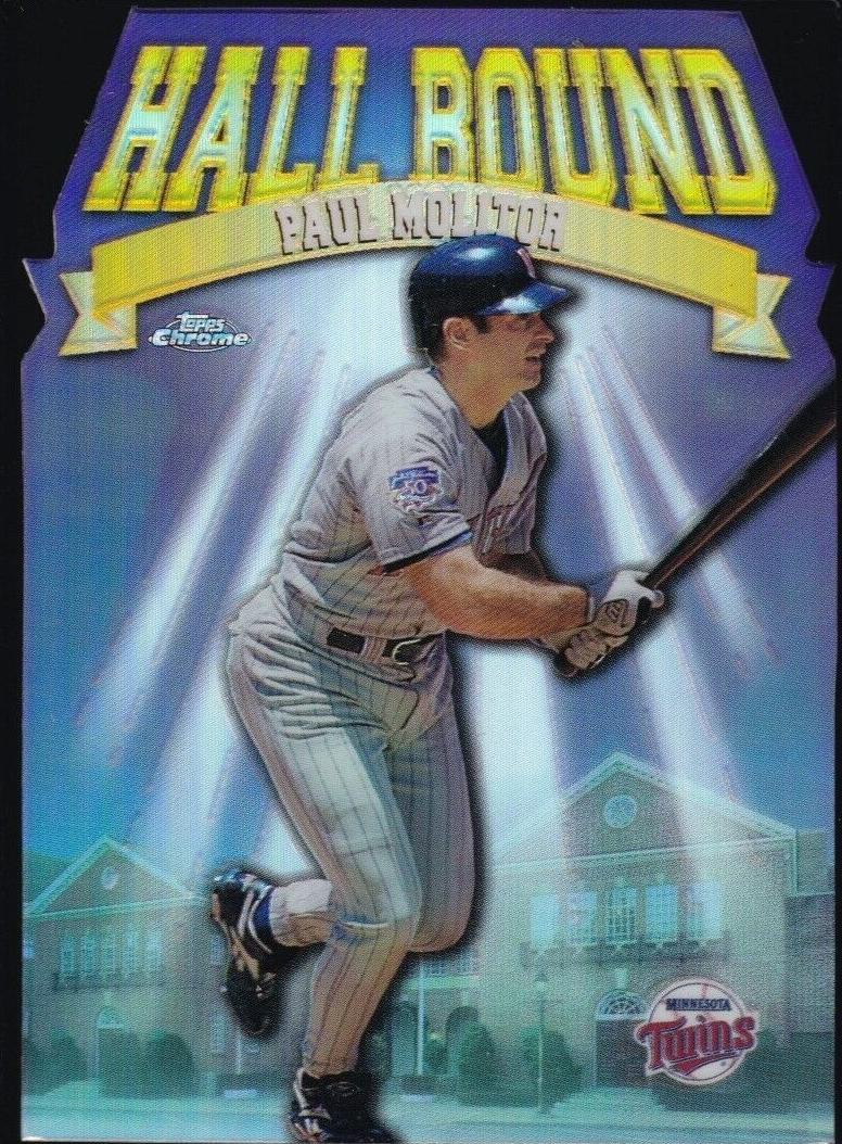 1998 Topps Chrome Baseball Refractor Paul Molitor #HB1 PSA 9