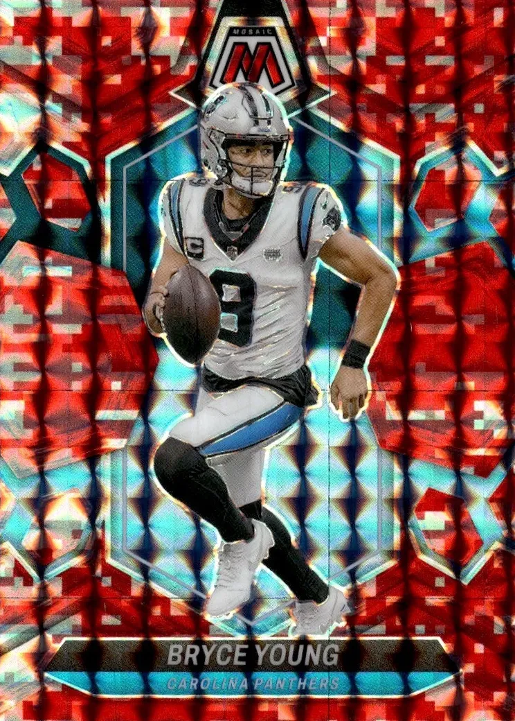 2024 Panini Mosaic Football Camo Red Bryce Young #29
