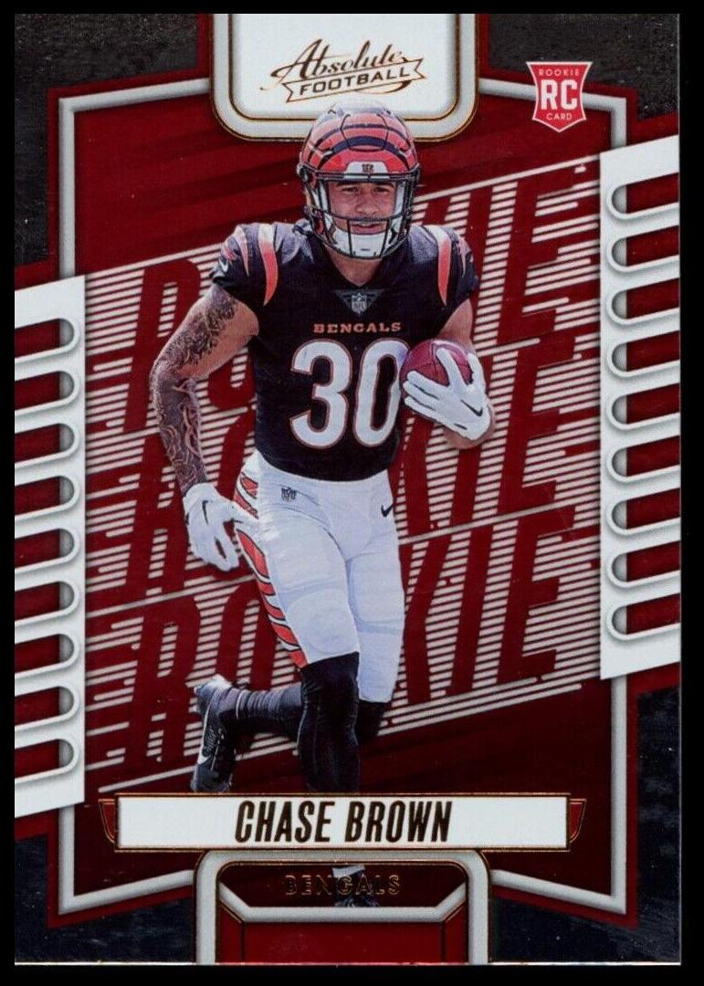 2023 Panini Absolute Football Chase Brown #142 PSA 9