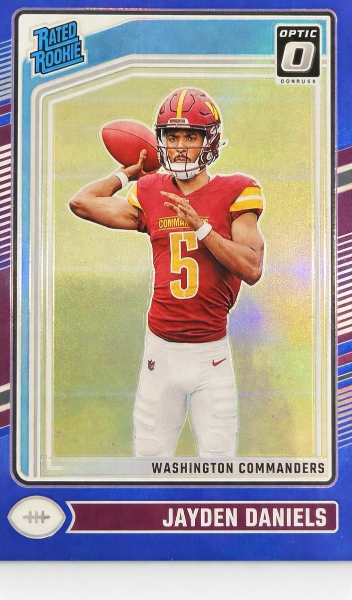 2024 Donruss Optic Football Blue Jayden Daniels #248 SGC 10