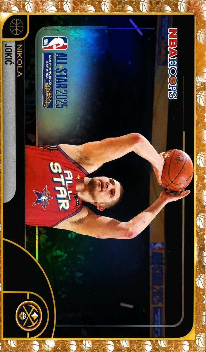 2025 Topps NBA Hoops Basketball Orange Hoops Nikola Jokic #290