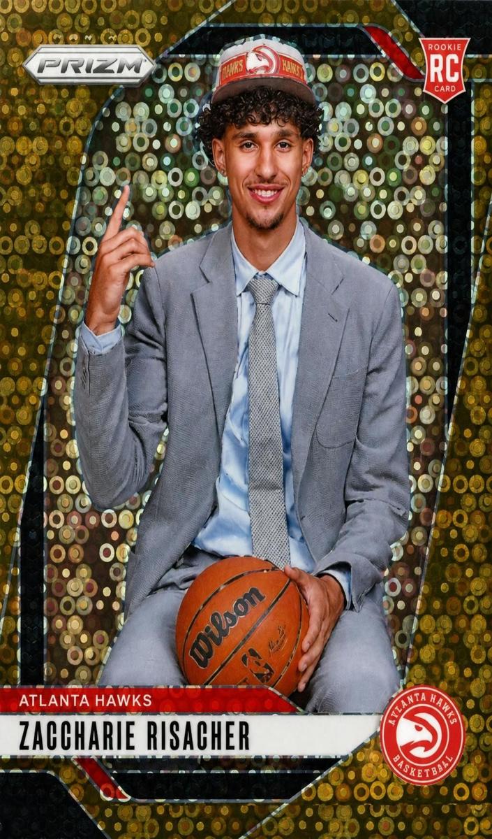 2024 Panini Prizm Basketball Fast Break Bronze Zaccharie Risacher #265