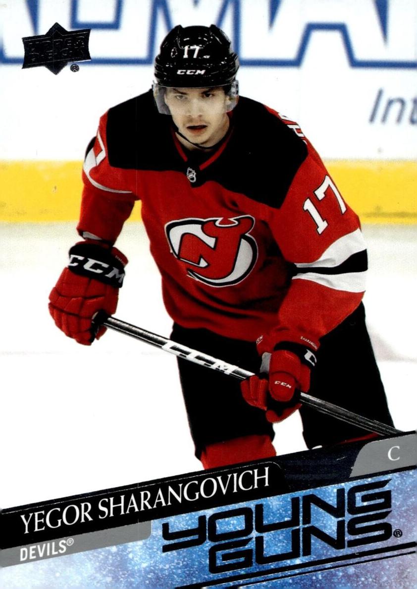2020 Upper Deck Hockey Yegor Sharangovich #489 PSA 9