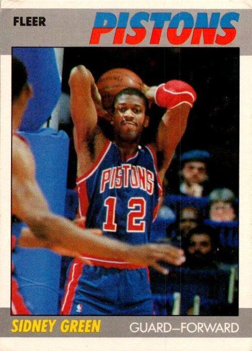 1987 Fleer Basketball Sidney Green #44 PSA 10