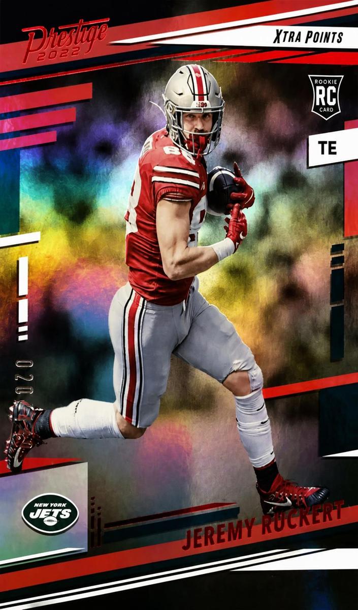 2022 Panini Prestige Football Xtra Points Red Jeremy Ruckert #349