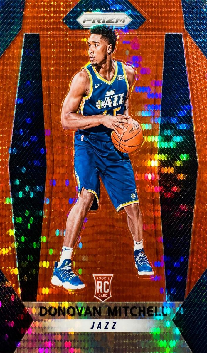 2017 Panini Prizm Basketball Red Pulsar Donovan Mitchell #117