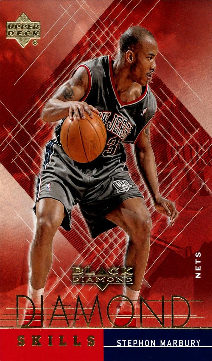 1999 Upper Deck Black Diamond Basketball Stephon Marbury #DS1
