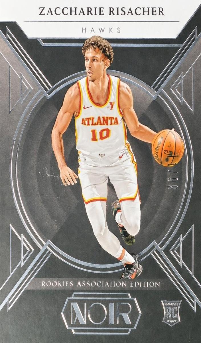 2024 Panini Noir Basketball Zaccharie Risacher #142