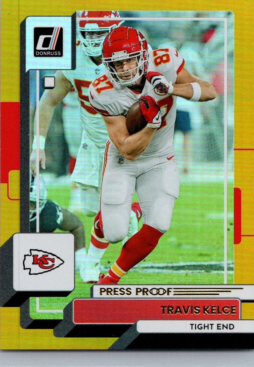 2022 Panini Donruss Football Press Proof Premium Travis Kelce #273