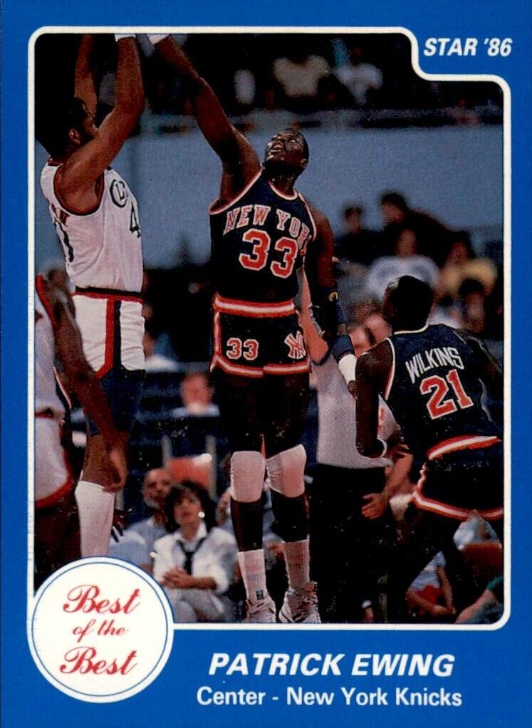 1986 Star Basketball Patrick Ewing #7 BGS 6.5
