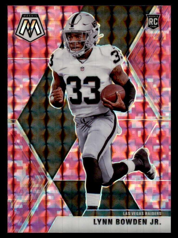 2020 Panini Mosaic Football Mosaic Camo Pink Lynn Bowden Jr. #229 PSA 10