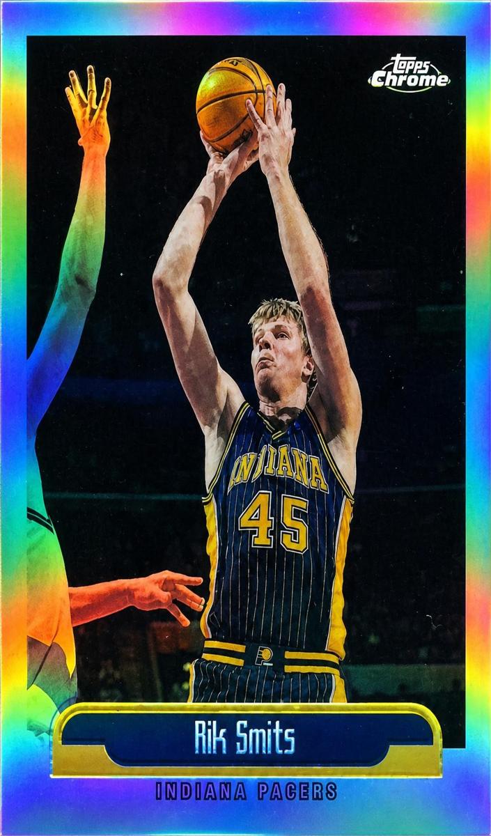 1999 Topps Chrome Basketball Refractor Rik Smits #172