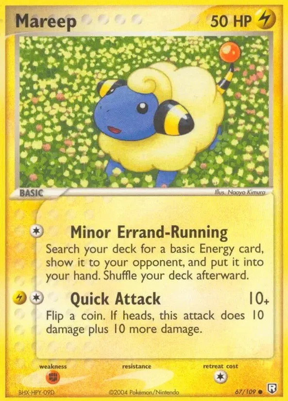 2004 Pokemon EX Team Rocket Returns Mareep #67 PSA 10