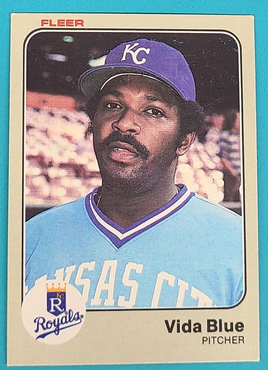 1983 Fleer Baseball Vida Blue #106