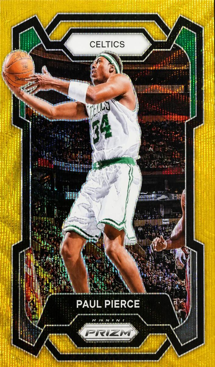2023 Panini Prizm Basketball Gold Wave Paul Pierce #193
