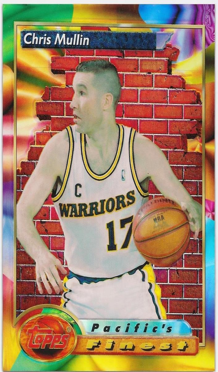 1993 Topps Finest Basketball Refractor Chris Mullin #122