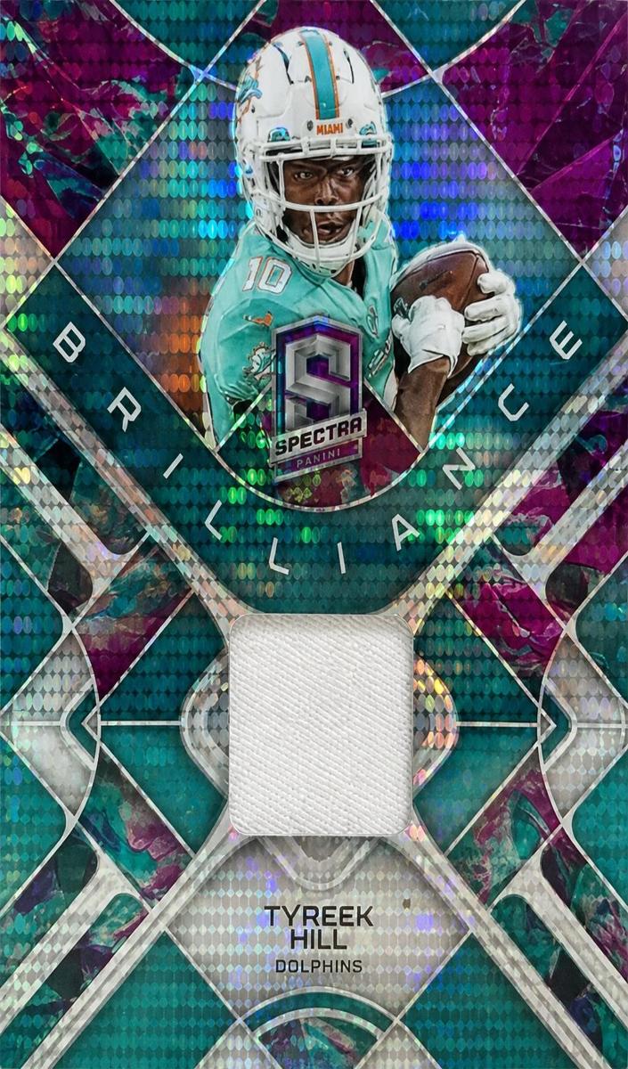 2023 Panini Spectra Football Celestial Tyreek Hill #BRI-THI PSA 7