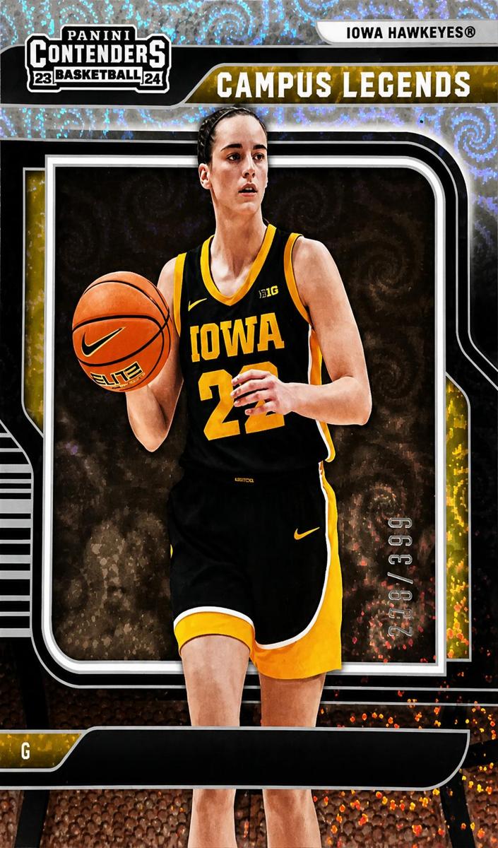 2024 Panini Caitlin Clark Collection Basketball Vortex Caitlin Clark #CL1 PSA 9