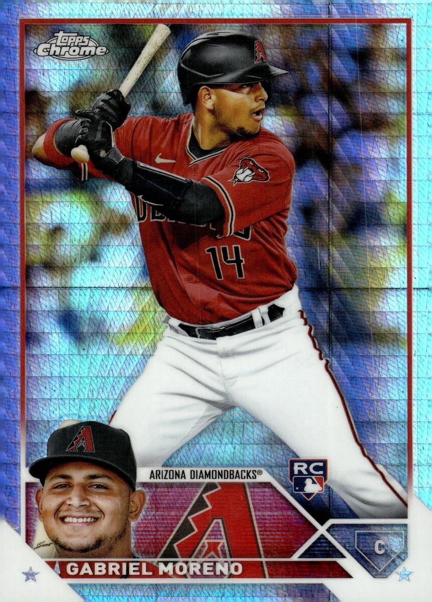 2023 Topps Chrome Baseball Prism Gabriel Moreno #189