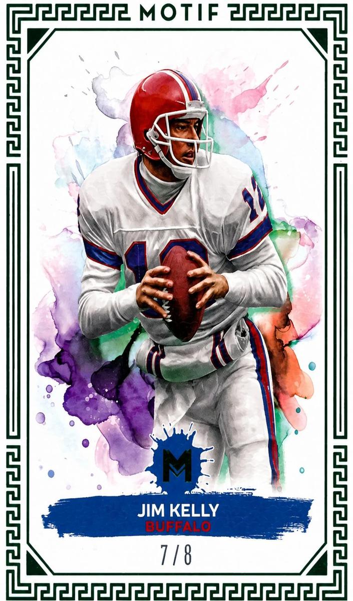 2023 Topps Motif Football Winsor Green Jim Kelly #8