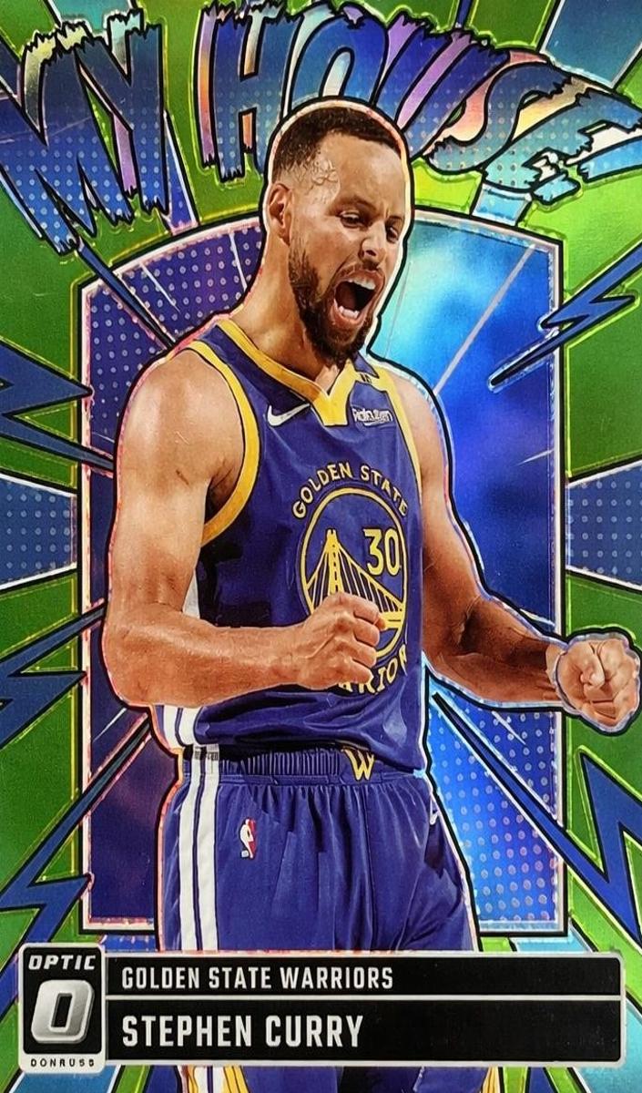 2024 Donruss Optic Basketball Lime Green Stephen Curry #17 PSA 9