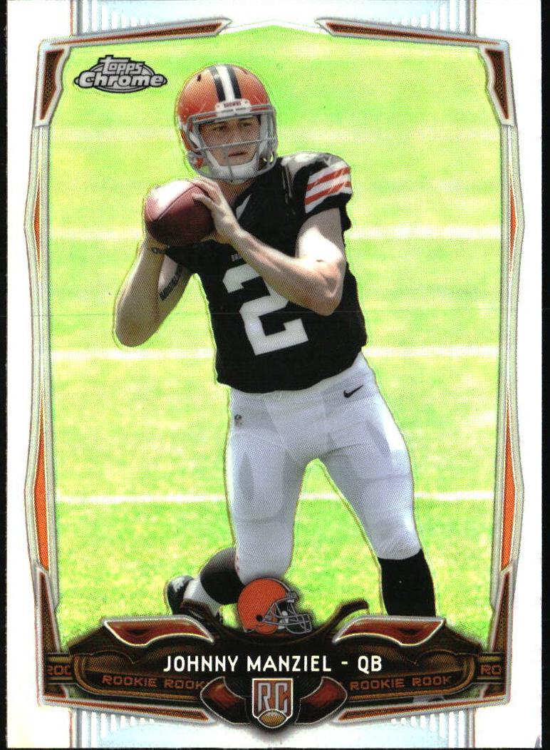 2014 Topps Chrome Football Johnny Manziel #169 PSA 9