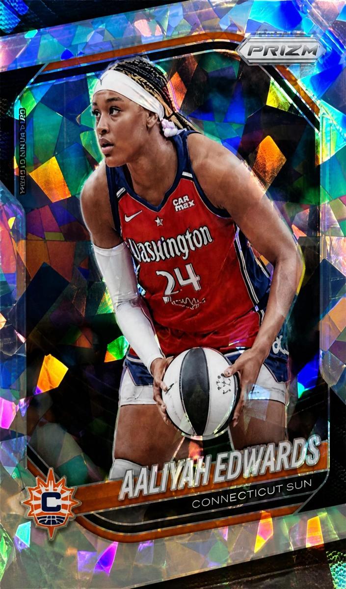 2025 Panini Prizm WNBA Basketball Ice Aaliyah Edwards #94