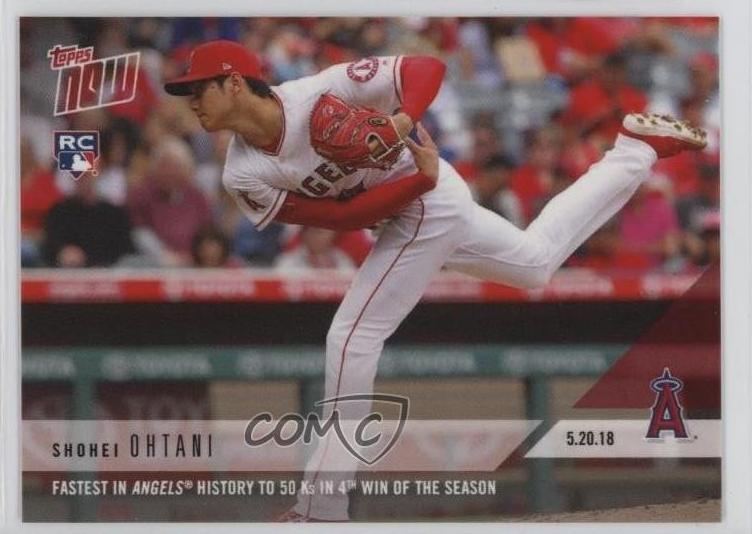 2018 Topps Now Baseball Shohei Ohtani #234 PSA 9
