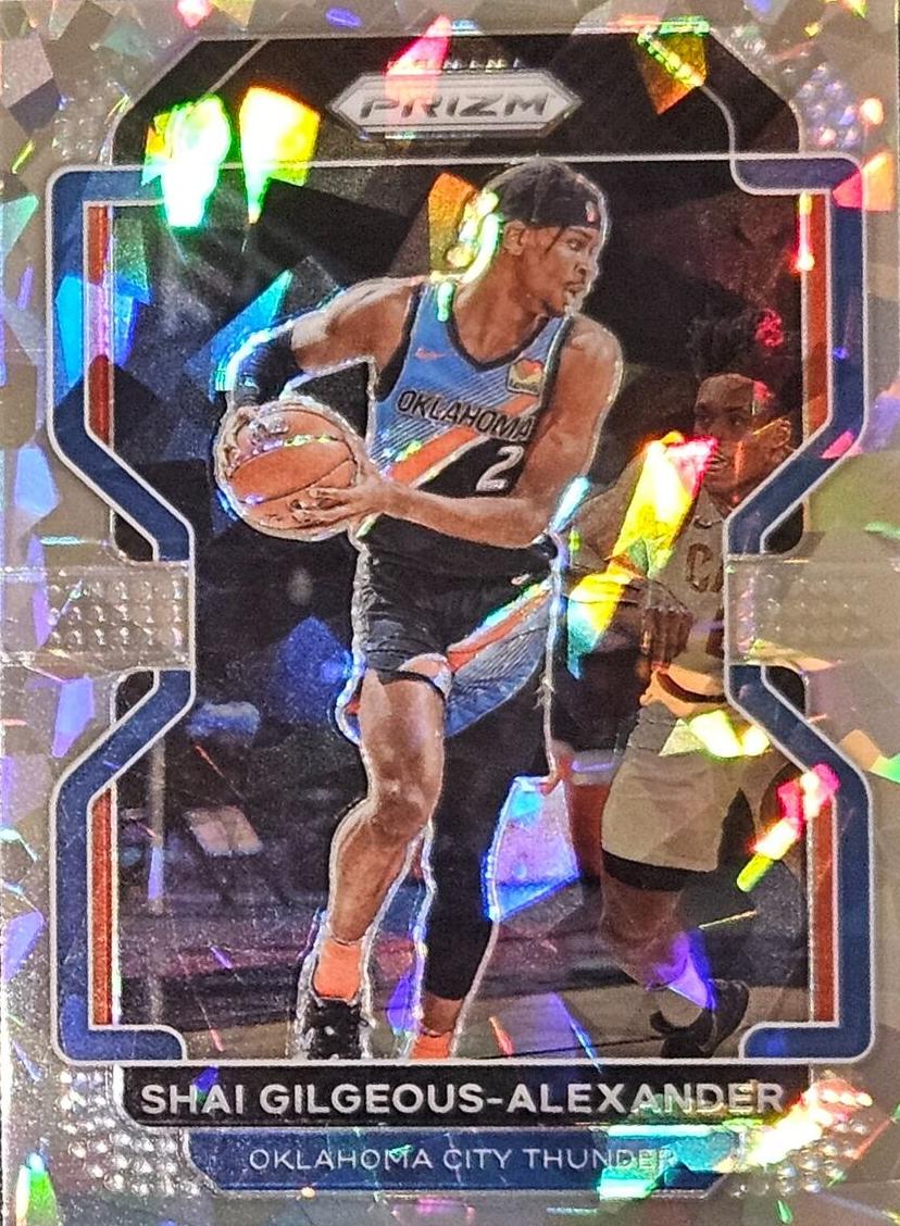2021 Panini Prizm Basketball Ice Shai Gilgeous-Alexander #238 PSA 10