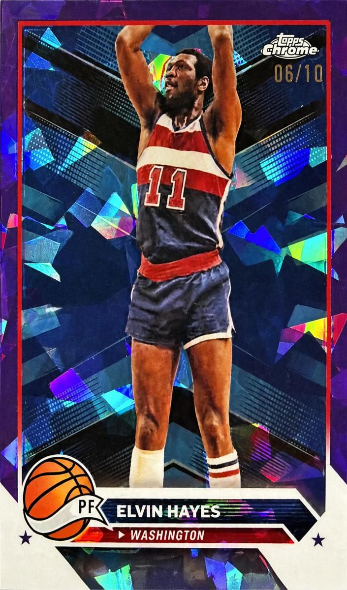 2023 Topps Chrome Sapphire Basketball Purple Elvin Hayes #178