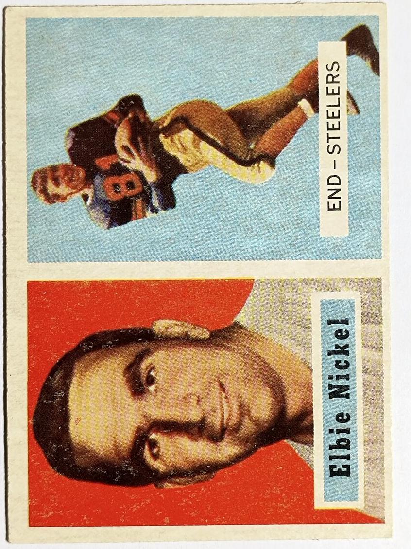 1957 Topps Football Elbert Nickel #101 PSA 7