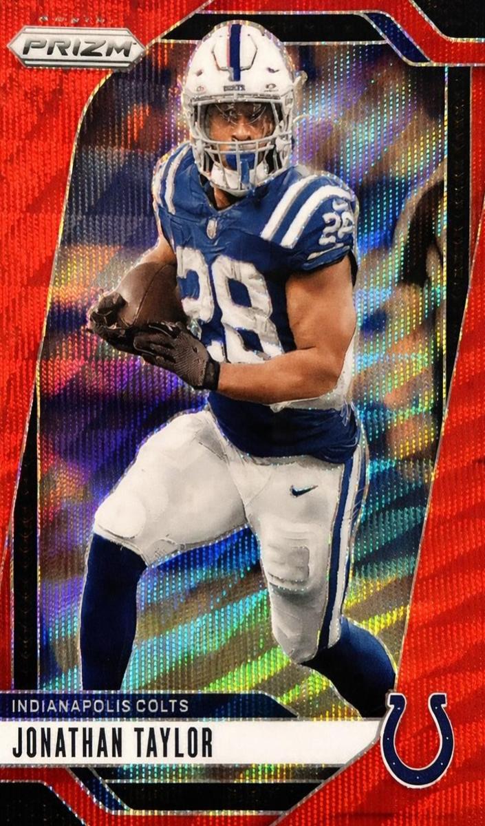 2024 Panini Prizm Football Red Wave Jonathan Taylor #121