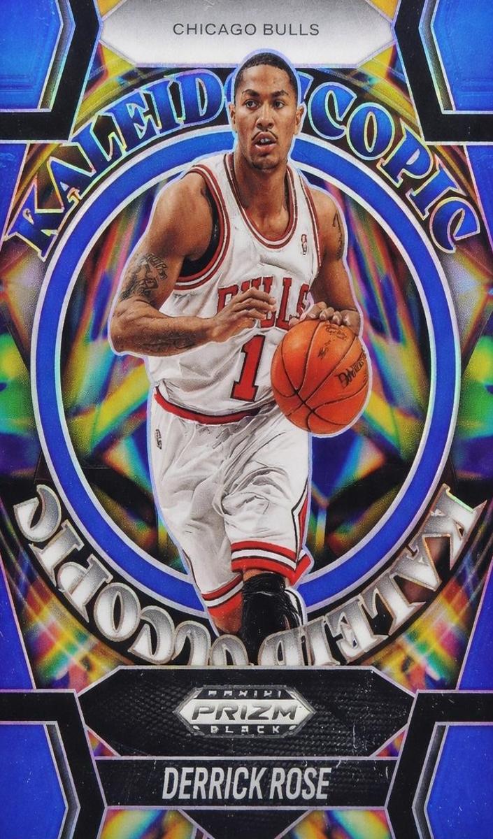 2024 Panini Prizm Black Basketball Blue Derrick Rose #30