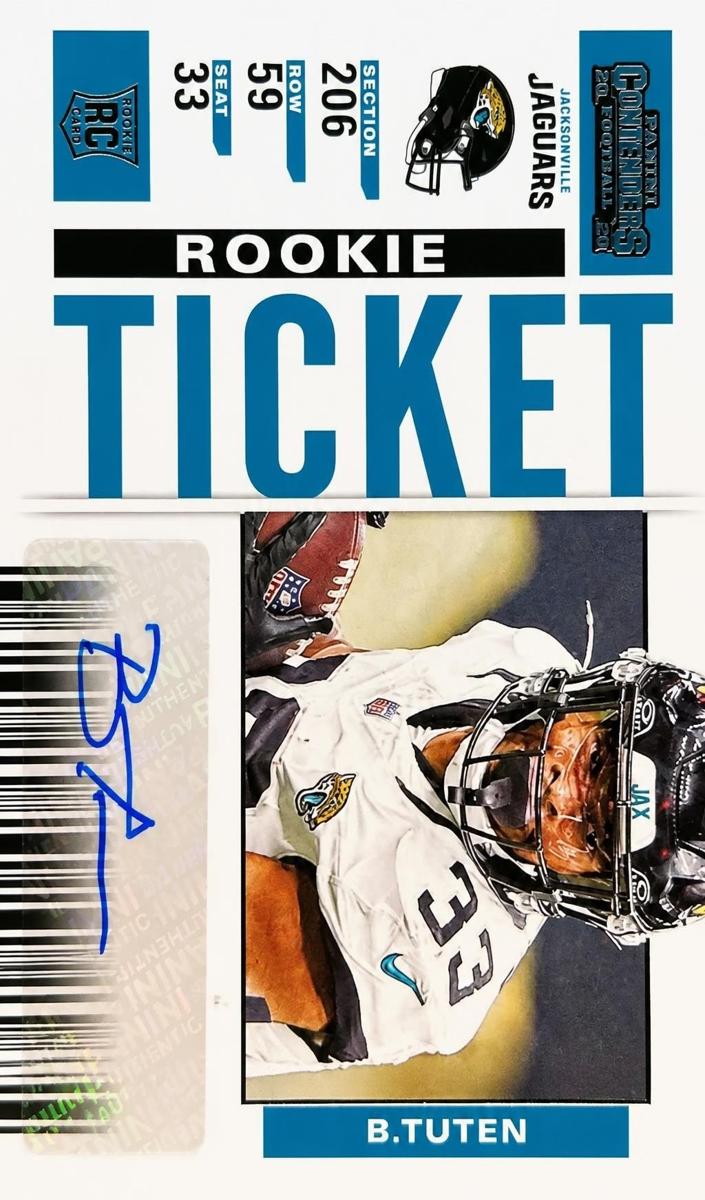 2025 Panini Select Football Bhayshul Tuten #17
