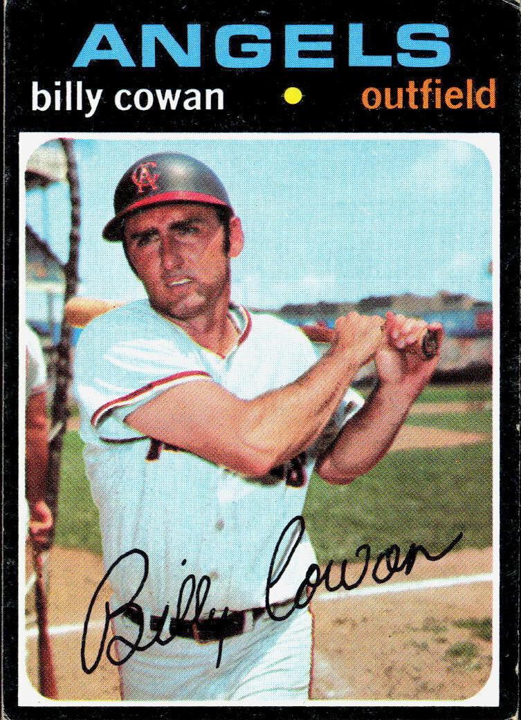 1971 Topps Baseball Billy Cowan #614